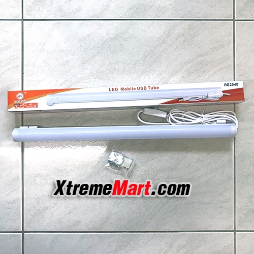 หลอดไฟแบบพกพา LED Mobile USB Tube RE2040