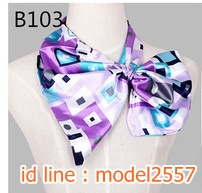 A6107011 ผ้าพันคอ,ผ้าผูกคอ,โบว์ติดเสื้อ,Bow Tile A6107011 สีภาพ