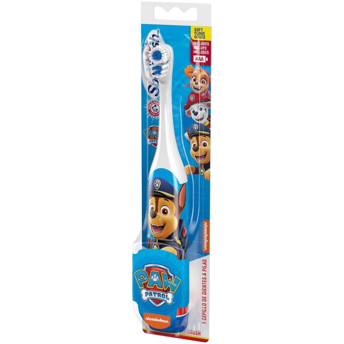 แปรงสีฟันอัตโนมัติสำหรับเด็ก Arm & Hammer Spinbrush Kids Paw Patrol Chase Battery Toothbrush