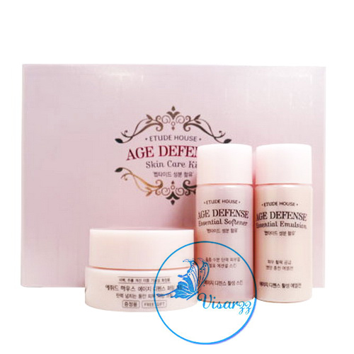 Etude House Age Defend Skin Care Kit 3 Items บำรุงผิวสวยให้คงความอ่อนเยาว์ พร้อมมอบความชุ่มชื่นให้ผิวดูเปล่งประกาย