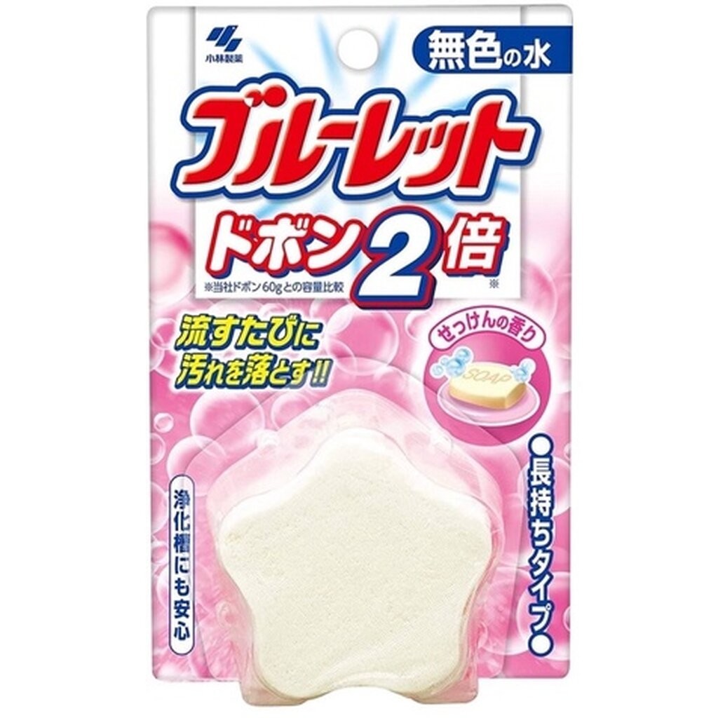(กลิ่น Soap) Kobayashi Toilet Bowl Cleaning Block สบู่ก้อนดับกลิ่นชักโครกญี่ปุ่น ทำความสะอาดโถส้วม ไม่ให้เกิดคราบน้ำ พร้อมสารฆ่าเชื้อโรค ให้กลิ่นหอมสะอาดทุกครั้งที่กดชักโครก