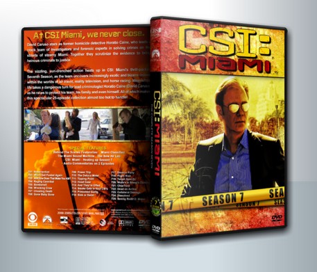 CSI Miami Season 7 ไขคดีปริศนาไมอามี่ ปี 7 ( 7 DVD )