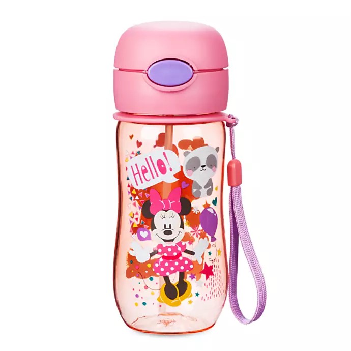 กระติกน้ำแบบหลอดกดเด้งสำหรับเด็ก Disney Minnie Mouse Flip-Top Canteen (2019)