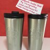 📌แก้วสตาร์บัคส์แท้ รุ่นclassic หายาก จาก Starbucks USA ไม่มีขายในไทยนะจ๊ะ Starbucks USA Limited Matte SliverTumbler 16oz