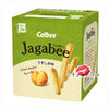 Exp.06/25 (กล่องสีเขียว 15g x 5 ซอง รสเกลือ) Calbee Jagabee Jagarico จากาบี้ คาลบี้ จาการิโกะแบบถ้วย ขนมญี่ปุ่นมันฝรั่งแท่งอบกรอบสุดฮิตจากญี่ปุ่น กรอบ อร่อย