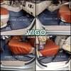 พรมลายVIP วีโก้ 4ประตู VIGO เข้ารูป ปูเต็มคัน