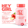 (Exp08/25) Hey Girl Apple Cider Vinegar 120 Capsules 1,560mg แอปเปิ้ลไซเดอร์จากอเมริกา สารสกัดจากธรรมชาติเพื่อการดูแลรักษารูปร่าง ปราศจากกลูเตน คีโตทานได้นะคะ