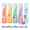 (ขนแปรงขาว ด้ามเขียว) Denticon Wangta White Dual Toothbrush แปรงสีฟันเกาหลี แปรงสีฟันจองกุก แปรงสีฟันขนนุ่ม ขนแปรงอัลตร้าไฟน์ 2 ระดับ