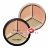 (#01 Correct Beige) The Saem Cover Perfection Triple Pot Concealer 4.5g x 2 + 4.1g คอนซีลเลอร์ที่จะมากลบร่องรอยต่างๆบนใบหน้า ให้กลับหลุมในตลับเดียว