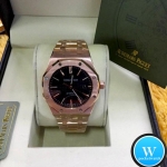 นาฬิกา Audemars Piguet Royal Oak 15400 แสตนเลสแท้ สี Gold หน้าดำ