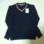 เสื้อสเวตเตอร์กันหนาว polo rl sweater ชาย สีกรมท่า size m