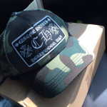 หมวกแก๊ป ch camo truck cap พร้อมส่ง ลายทหาร ปีกโค้ง