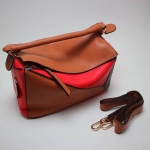 กระเป๋า loe puzzle bag 12 นิ้ว สีส้มเทา