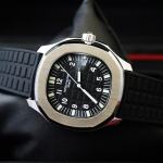 นาฬิกา Patek Philippe Aquanaut หน้าปัดสีดำ สายยาง เกรด Mirror สวยอย่างมีสไตล์