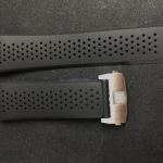 สายนาฬิกา แบรนด์ Tag Heuer 22 mm. แบบสายยางสีดำ พร้อมคลิปปล็อค