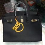 กระเป่า hm birkin togo leathe big size 40 cm ไซส์ใหญ่ สีดำ