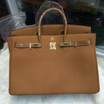 กระเป่า hm birkin togo leathe big size 40 cm ไซส์ใหญ่ สีน้ำตาล