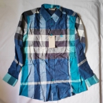เสื้อเชิ้ตแขนยาวชาย bb brit สีฟ้า size m