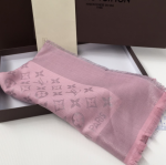 ผ้าพันคอ l ผ้าคลุมไหล่ l silk สีชมพู