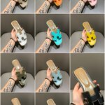 รองเท้าแตะ hm sandal หนังเรียบพื้นน้ำตาล สอบถามไซส์ได้ค่ะสต็อคของเปลี่ยนตลอด