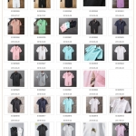 เสื้อเชิ้ต BB แขนสั้นผู้ชาย