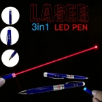 ปากกาเลเซอร์พ๊อยส์LED 3in1