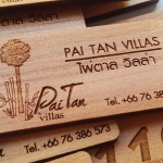 พวงกุญแจไม้ พวงกุญแจรีสอร์ท - ไผ่ตาลวิลล่า (Pai Tan Villas) ภูเก็ต