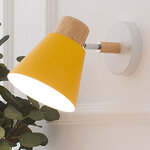 สไตล์นอดิก กรวยแก้ว หัวไม้ ติดผนัง