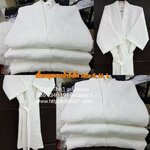ขนาดเสื้อคลุมอาบน้ำ ผ้ารังผึ้ง และผ้าด๊อบบี้ สำหรับโรงแรม รีสอร์ท | ClothThai1