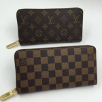 กระเป๋าสตางค์ lv damier สีน้ำตาล ซิปรอบ ใบยาว พร้อมส่ง