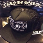 หมวกแก๊ป ch camo truck cap พร้อมส่ง สีดำล้วน ปีกแบน