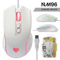 เมาส์เกมมิ่ง Nubwo NM-96 Gaming Mouse - สีขาว