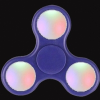 Fidget Spinner แบบไฟ LED สีน้ำเงิน