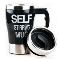 แก้ว Self Stirring Mug ชงเครื่องดื่มอัตโนมัติ สีดำ