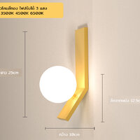 ฐานติดผนังสีทอง