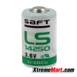 แบตเตอรี่ SAFT LS 14250 3.6V 1/2 AA Primary Lithium Battery ของแท้ 100%(ก้อนละ)