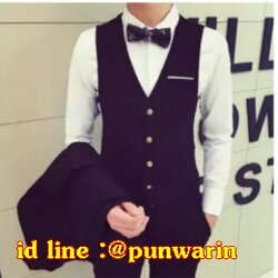 ชุดพนักงานไนท์คลับ,Night wear,Tooling Bar Waiter,ชุดพนักงานบาร์,ชุดพนักงานโรงหนัง,ชุดพนักงานโรงละคร คาซิโน N6211001 สีภาพ M L XL XXL 3XL