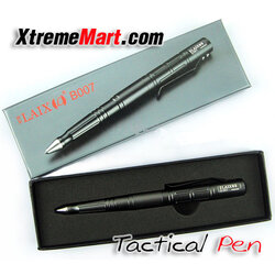ปากกาต่อสู้ LAIX B007 Tactical Survival Ballpoint Pen Tungsten Steel Pen Point Multi-function Self-defense Pen (สีดำ)