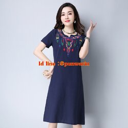 แจ็กเก็ตสีแดงโมฮีเมียนแต่งงานเย็บปักถักร้อย สำหรับผู้หญิงวัยกลางคน UM6211004 ขาว กรมท่า M-2XL