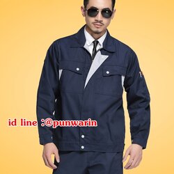 ชุดช่างเสื้อช่าง,เสื้อช้อป,เสื้อวิศวกร,เสื้อช่างยนตร์,เสื้อช่างไฟฟ้า,เสื้อช่างกลโรงงาน M6305002 กรมท่า S-4XL