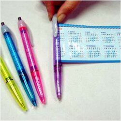 ปากกาปฏิทิน, ปากกกาโฆษณา