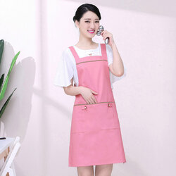 ผ้ากันเปื้อนสไตล์ญี่ปุ่น ซุปเปอร์มาร์เก็ต เสื้อกั๊กผ้ากันเปื้อน ร้านเสริมสวย YU6510001 สีภาพ ขนาดเดียว