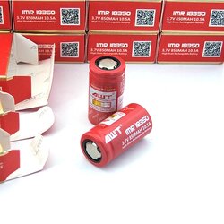 แบตเตอรี่ AWT 18350 3.7V 10.5A 850mAh high drain battery Rechargeable No Protected (ของแท้ 100% จากโรงงาน AWT โดยตรง)