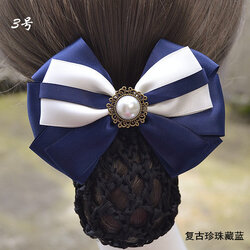 เน็ตติดผม โบว์ติดผม กิ๊ปติดผม โบว์ผูกผม A6211042 สีภาพ