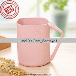 T92-009-CP-042_แก้วน้ำฟางข้าวสาลี,แก้วน้ำ,กระบอกน้ำฟางข้าวสาลี,ของพรีเมี่ยม,ของที่ระลึก