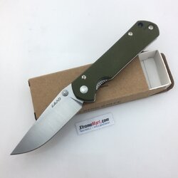 มีดพับ LAND 911 ด้ามสีเขียว ของแท้ 100% (เวอร์ชั่นหมุดสีเงิน) G10 ระบบ Ball bearing เปิด-ปิด ลื่นมาก Folding Knife