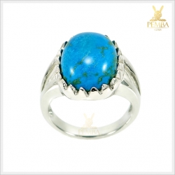 แหวนเทอร์คอยส์ อัญมณีสีฟ้าเขียวสวยงาม ดีไซน์เก๋ๆ