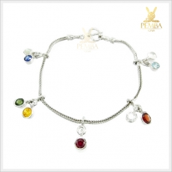 สร้อยข้อมือนพเก้าแท้ ตามตำราโบราณ น่ารักๆ