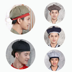 เชฟบริกรจีนร้านอาหารหม้อไฟร้านอาหารโรงน้ำชาร้านอาหารโบราณย้อนยุค KU6403001 สีภาพ ขนาดเดียว