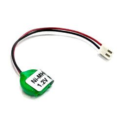 แบตเตอรี่ชาร์จได้ 1.2V 80mAh Ni-MH Rechargeable Battery พร้อมสายและขั้วเสียบ สำหรับ Camsco Timer TB-380 TB380